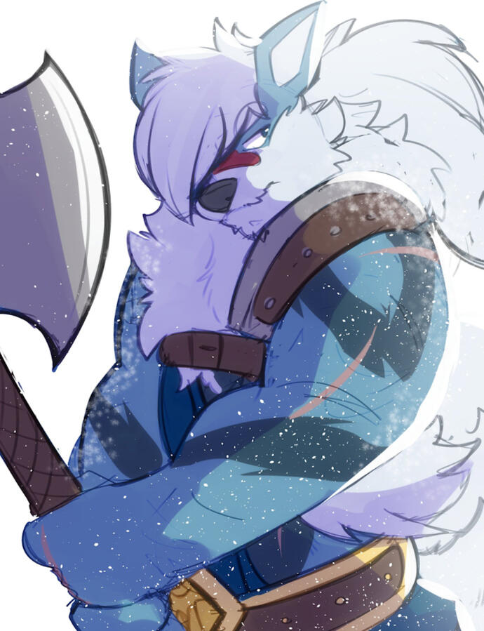 The only scars he allows in his body are the ones of his pupils, which are rites of passage. Noone will sully the canvas of his legacy. Art by Tanashi.